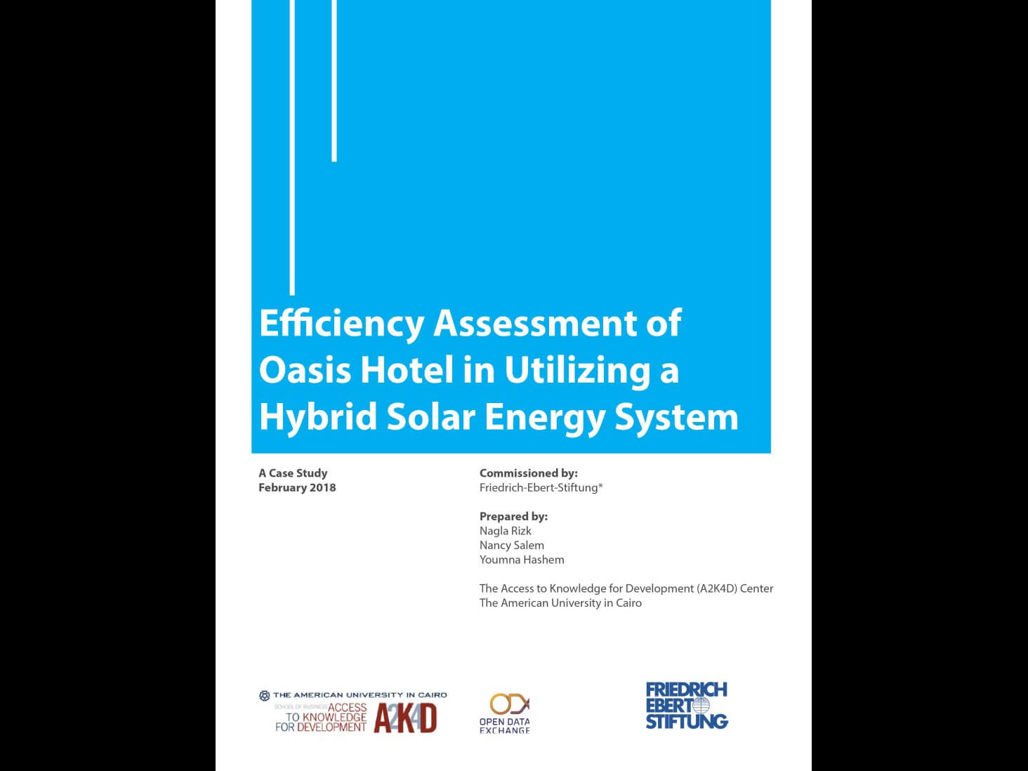 Efficiency Assessment of Oasis Hotel in Utilizing a Hybrid Solar Energy System